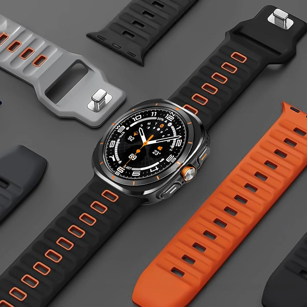 Silicone Samsung Galaxy 7 Ultra Watch Band 47MM