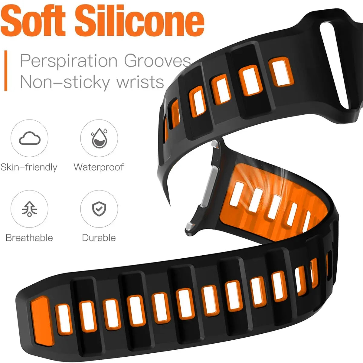Silicone Samsung Galaxy 7 Ultra Watch Band 47MM