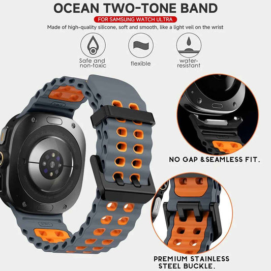 Silicone Samsung Galaxy 7 Ultra Watch Band 47MM
