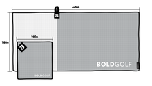 Load image into Gallery viewer, The Classic - Two-Tone Magnetic Golf Towel Set
