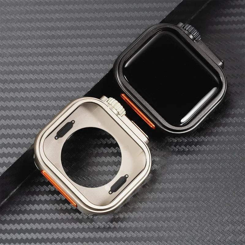 Zinc Plated Apple Watch Case for Series 10 - Durable & Stylish Protection (42MM, 46MM)