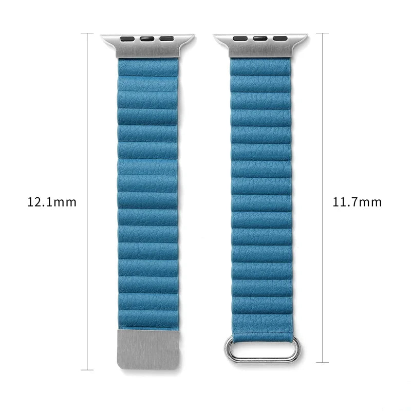 Leather Apple Watch Band Series 11/10/9/8/7/6/5/4/ SE / Ultra 1/2/3