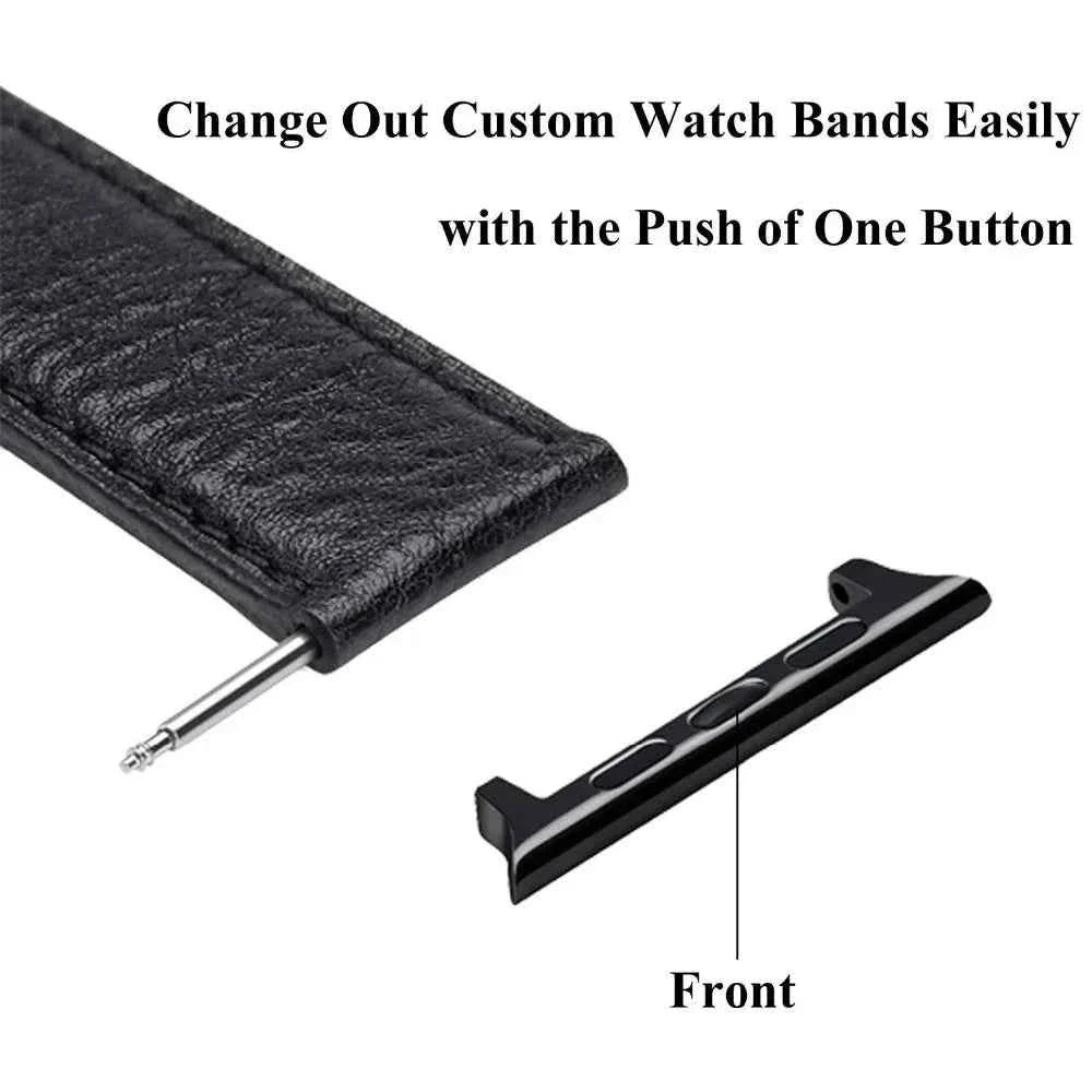 Titanium Silver Apple Watch Band Connector/Adapter