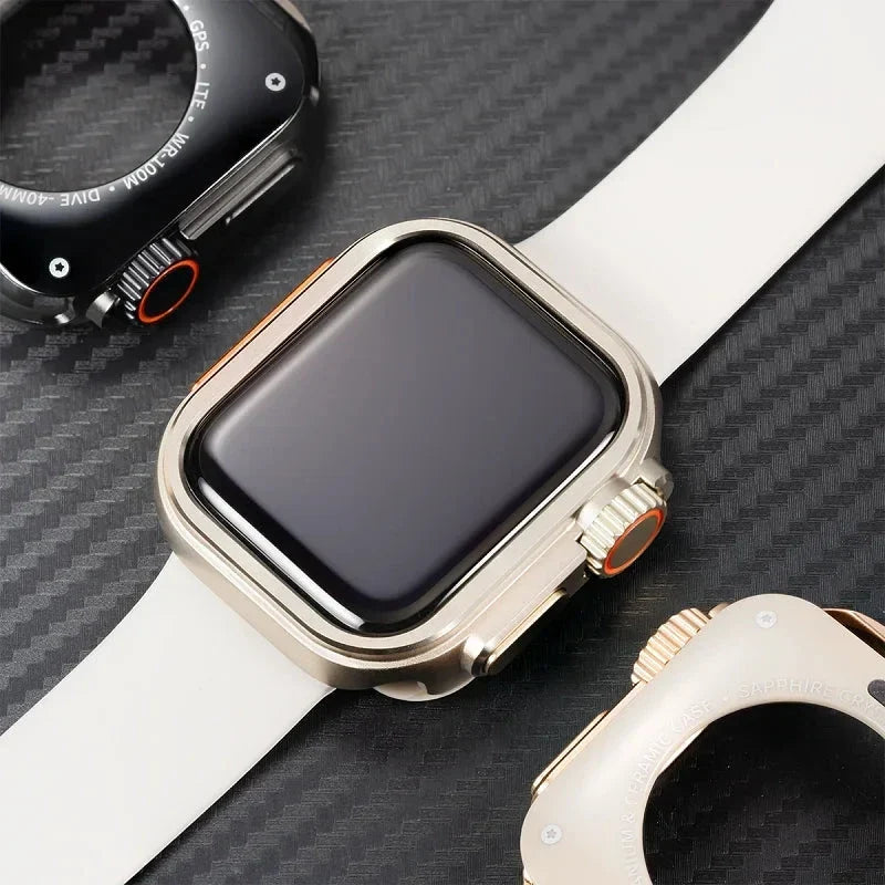 Zinc Plated Apple Watch Case for Series 10 - Durable & Stylish Protection (42MM, 46MM)