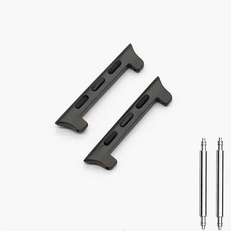 Titanium Silver Apple Watch Band Connector/Adapter
