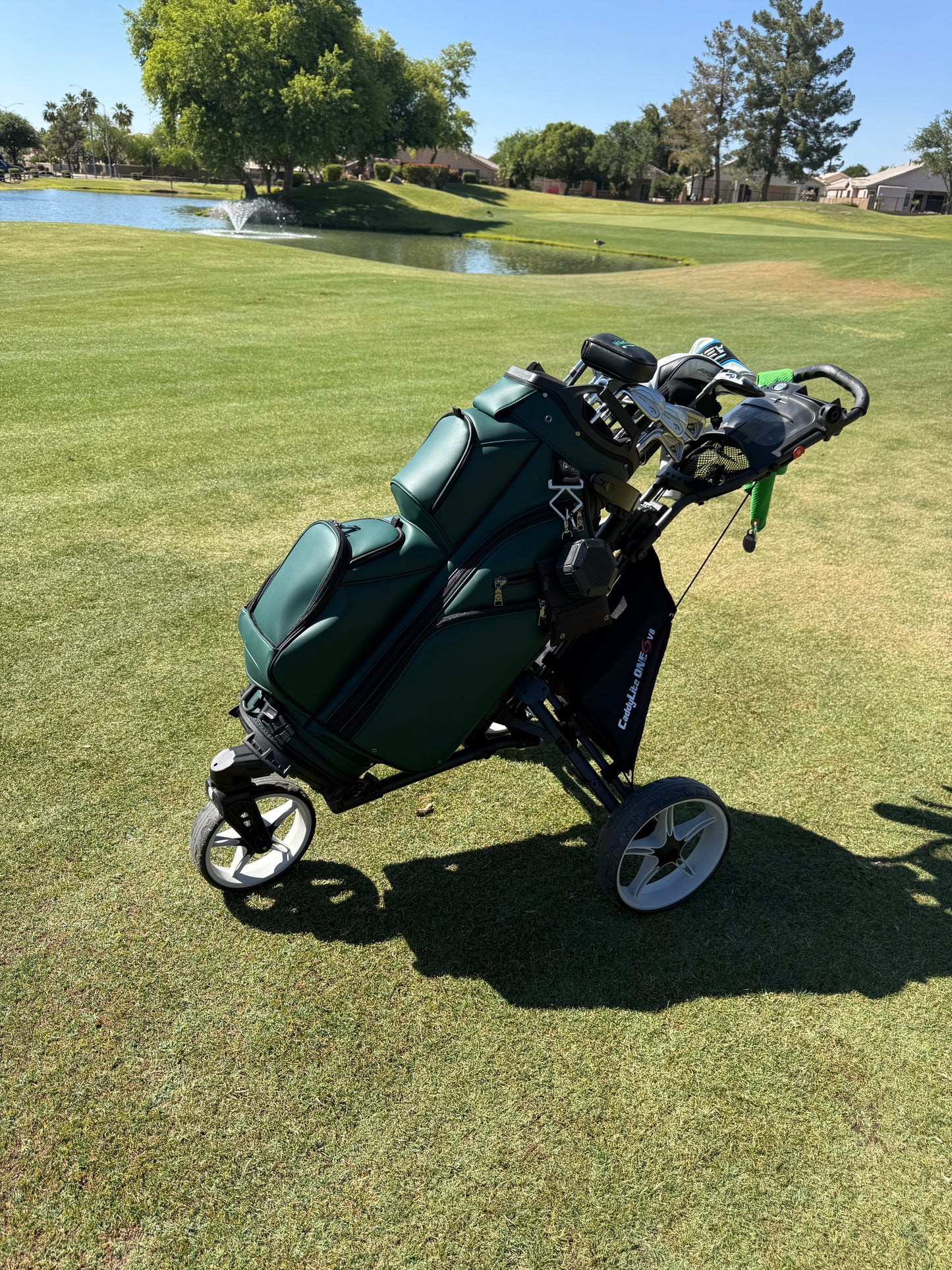 RevCore Lux Golf Cart Bag | 15 Way Velvet Lined Dividers