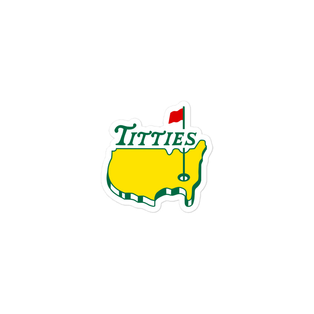 Titties Masters Sticker