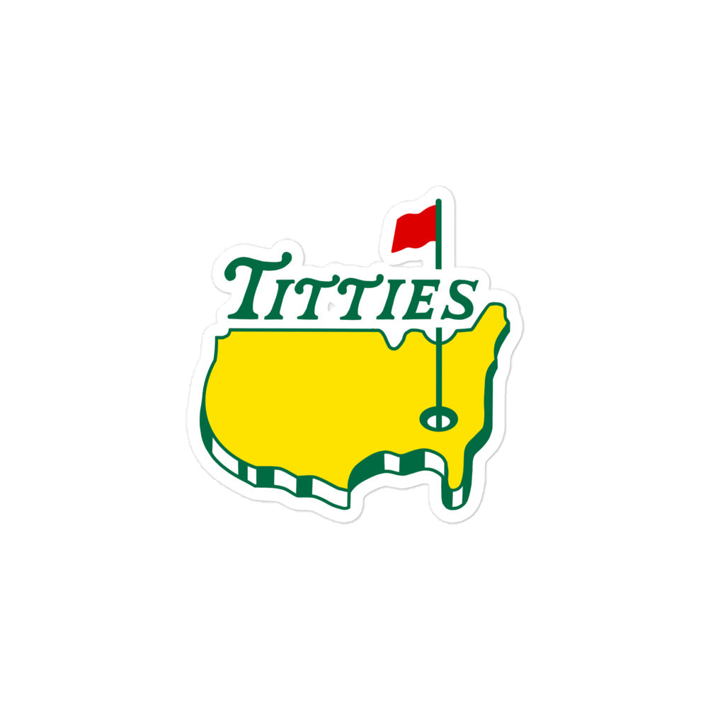 Titties Masters Sticker