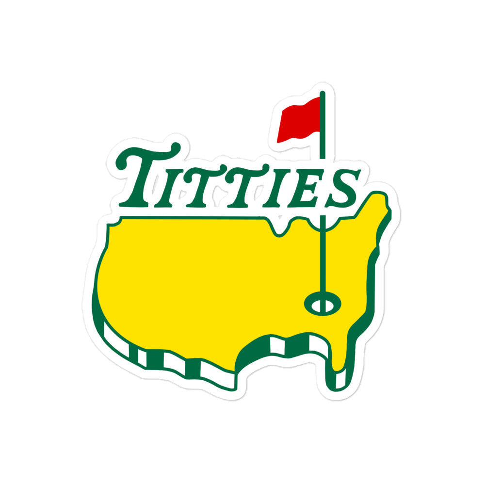 Titties Masters Sticker
