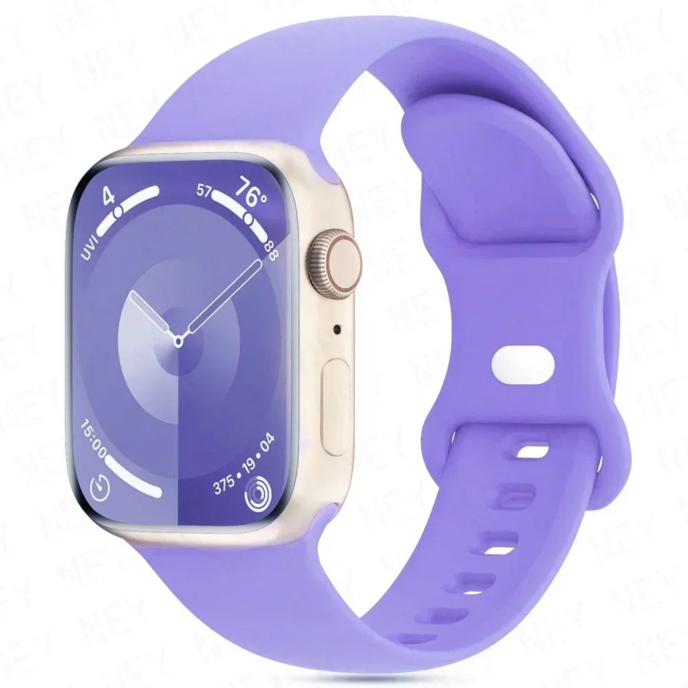 Silicone Apple Watch Band Series 11/10/9/8/7/6/5/4/ SE / Ultra 1/2/3