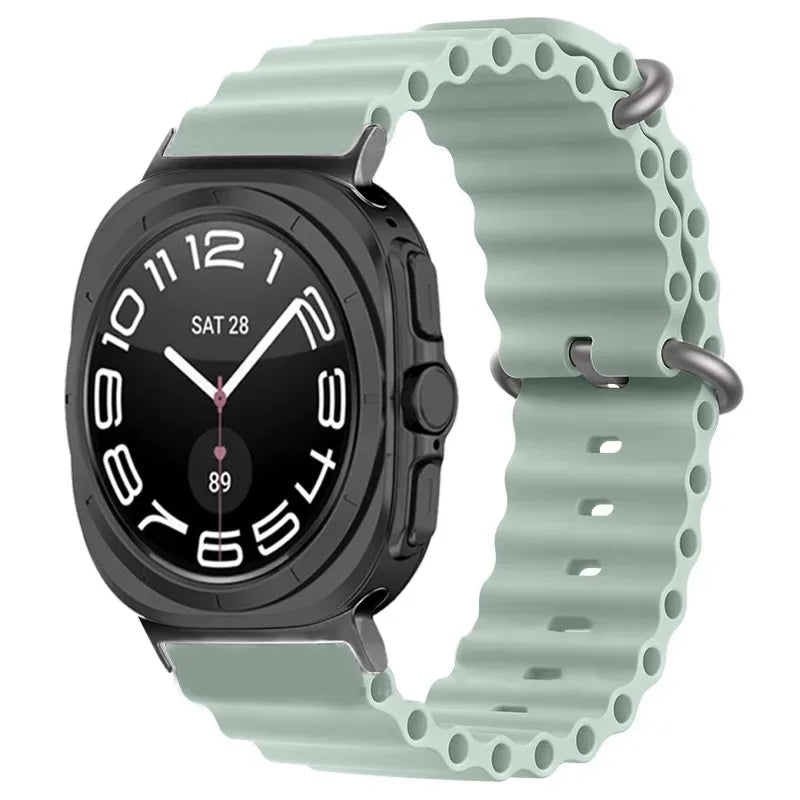 Ocean Silicone Samsung Galaxy 7 Ultra Watch Band 47MM