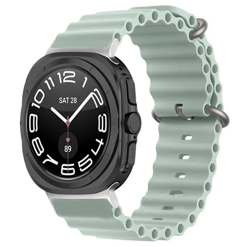 Ocean Silicone Samsung Galaxy 7 Ultra Watch Band 47MM