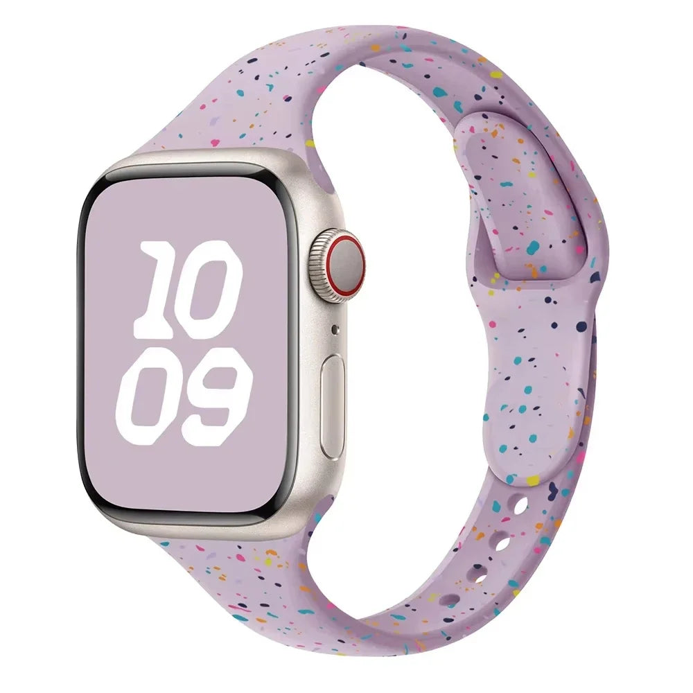 Slim Silicon Apple Watch Band-Strap