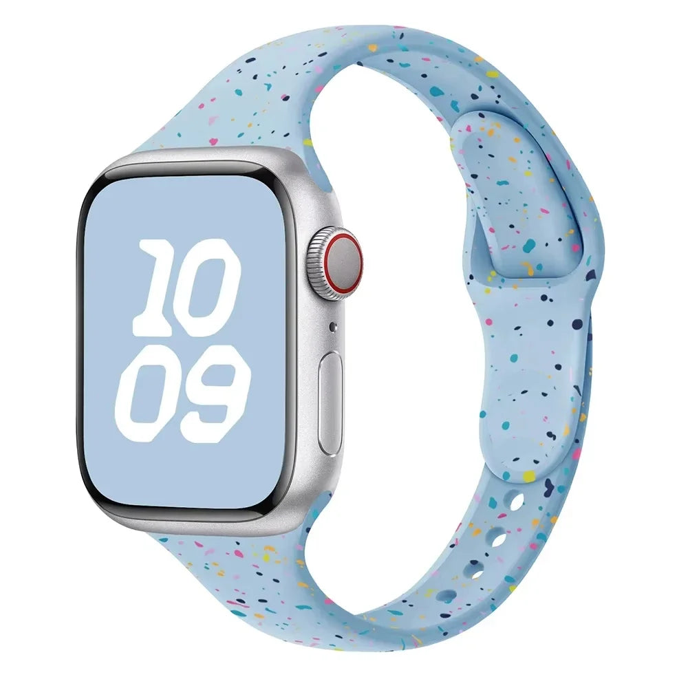Slim Silicon Apple Watch Band-Strap