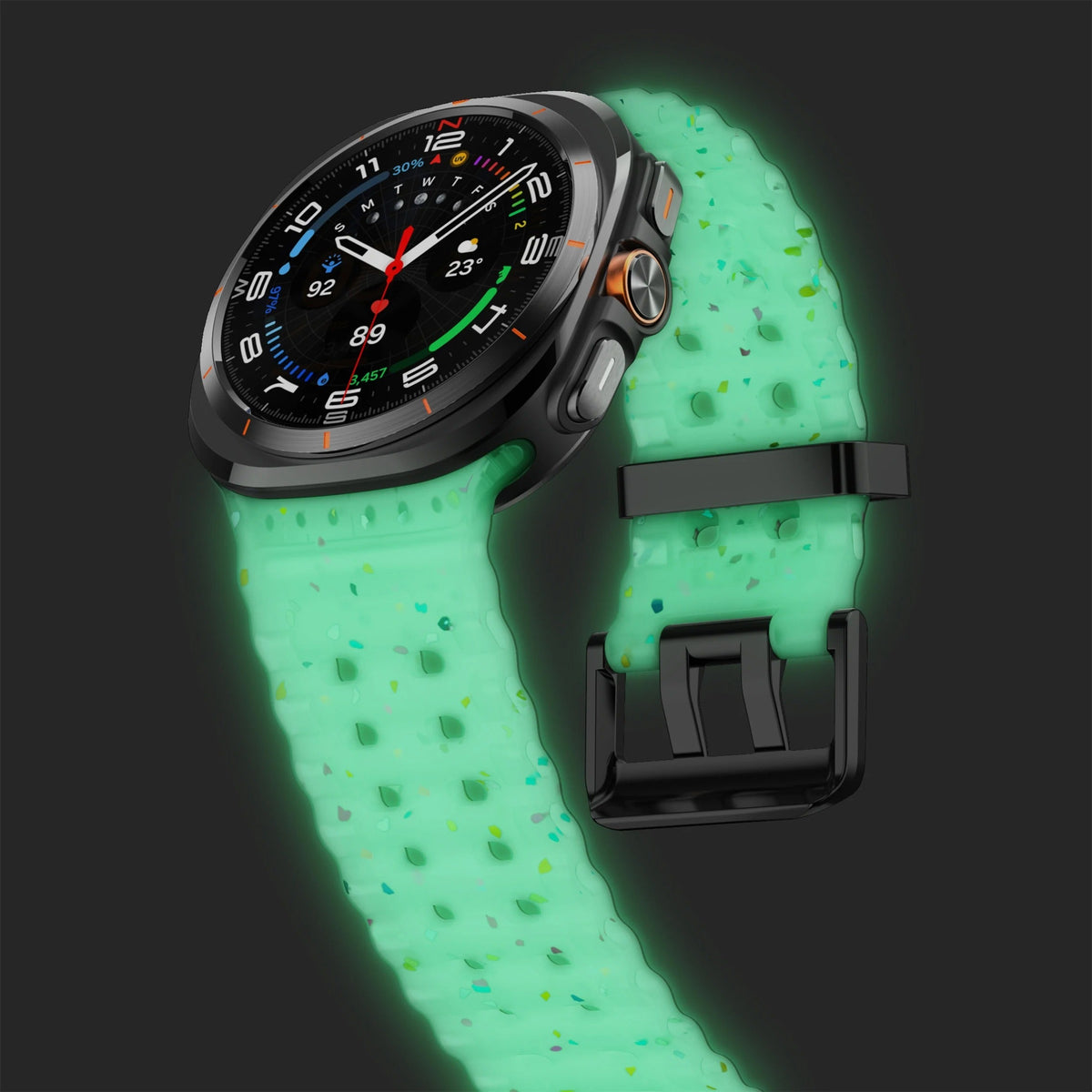 Ocean Silicone Samsung Galaxy 7 Ultra Watch Band 47MM