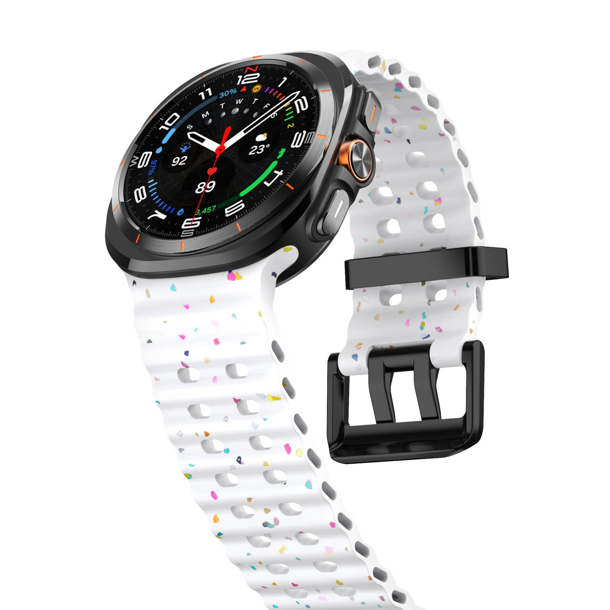 Ocean Silicone Samsung Galaxy 7 Ultra Watch Band 47MM