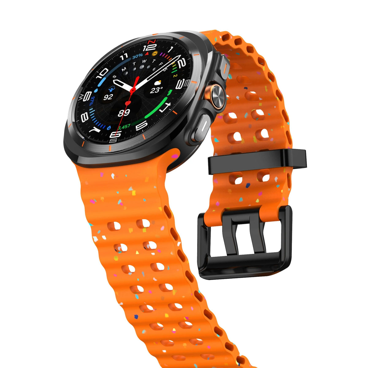Ocean Silicone Samsung Galaxy 7 Ultra Watch Band 47MM