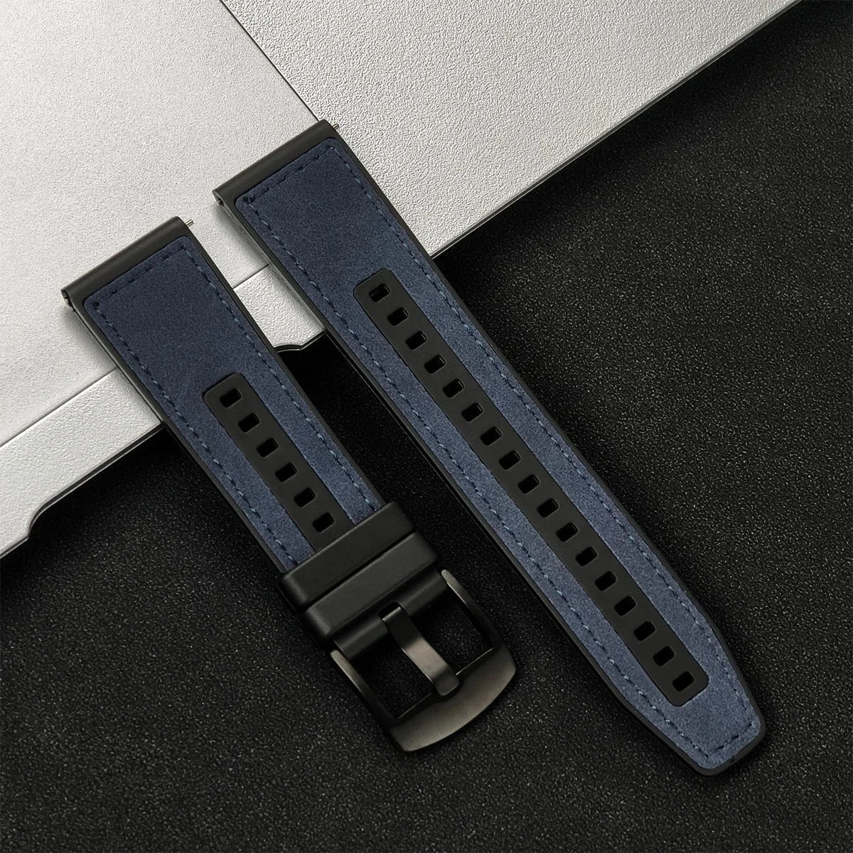 22mm, Strap for Samsung Galaxy Watch 7 FE 6 5 4 5Pro 6/4Classic Silicone Band for Huawei GT5 Pro 46mm GT4/3Pro Bracelet (Kopya) (Kopya)