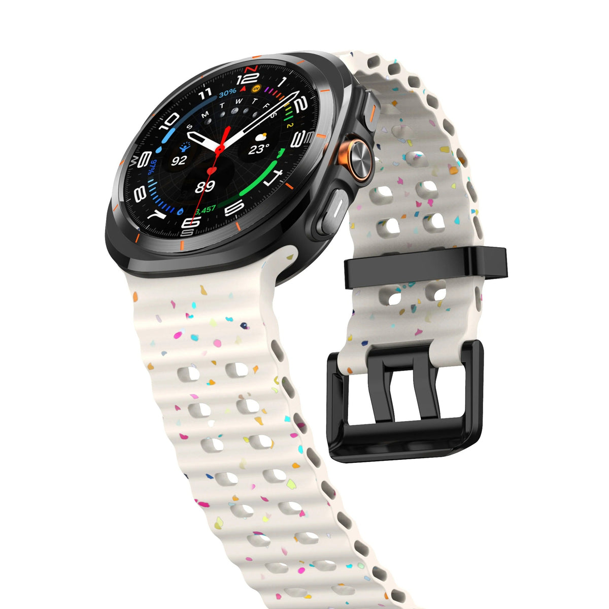 Ocean Silicone Samsung Galaxy 7 Ultra Watch Band 47MM