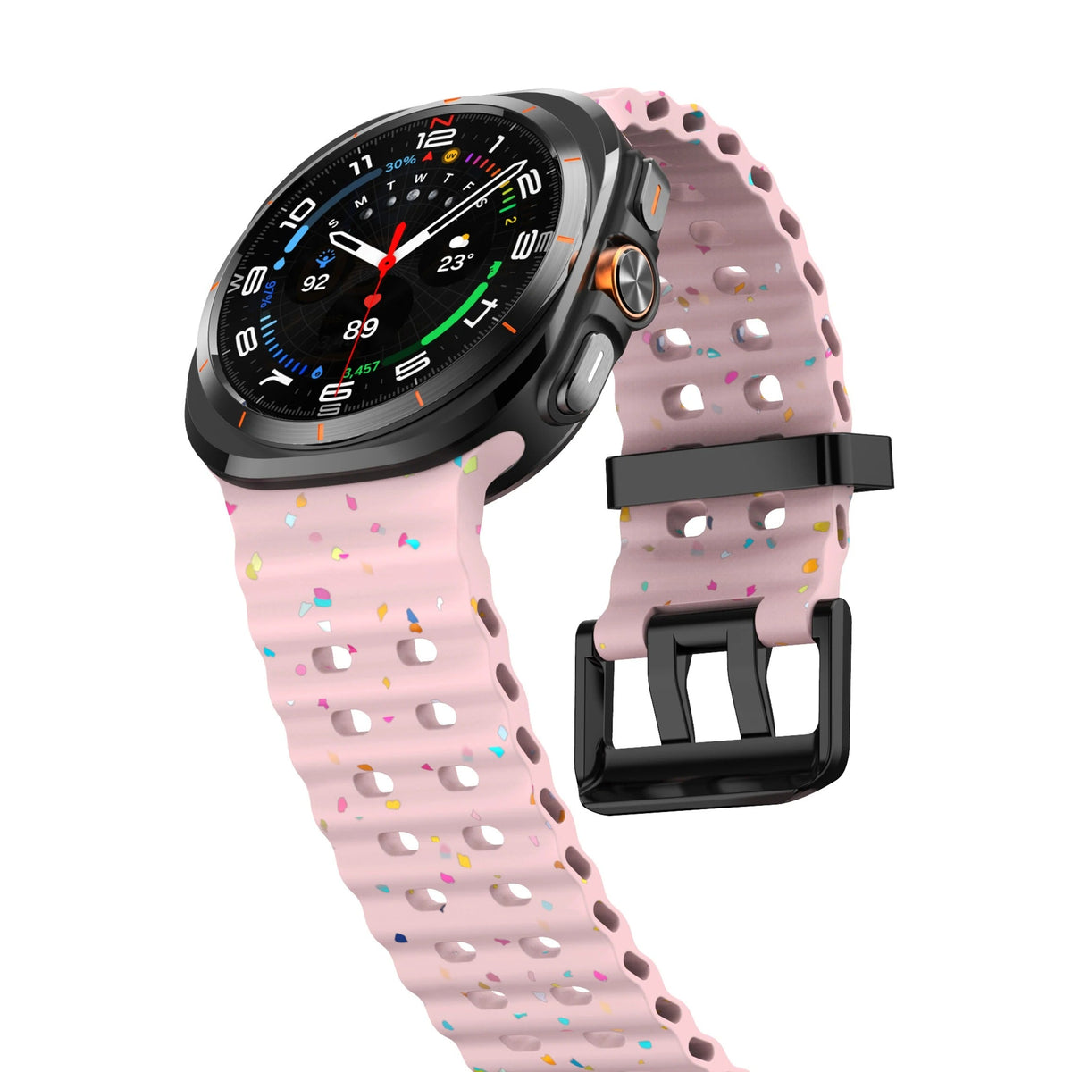Ocean Silicone Samsung Galaxy 7 Ultra Watch Band 47MM