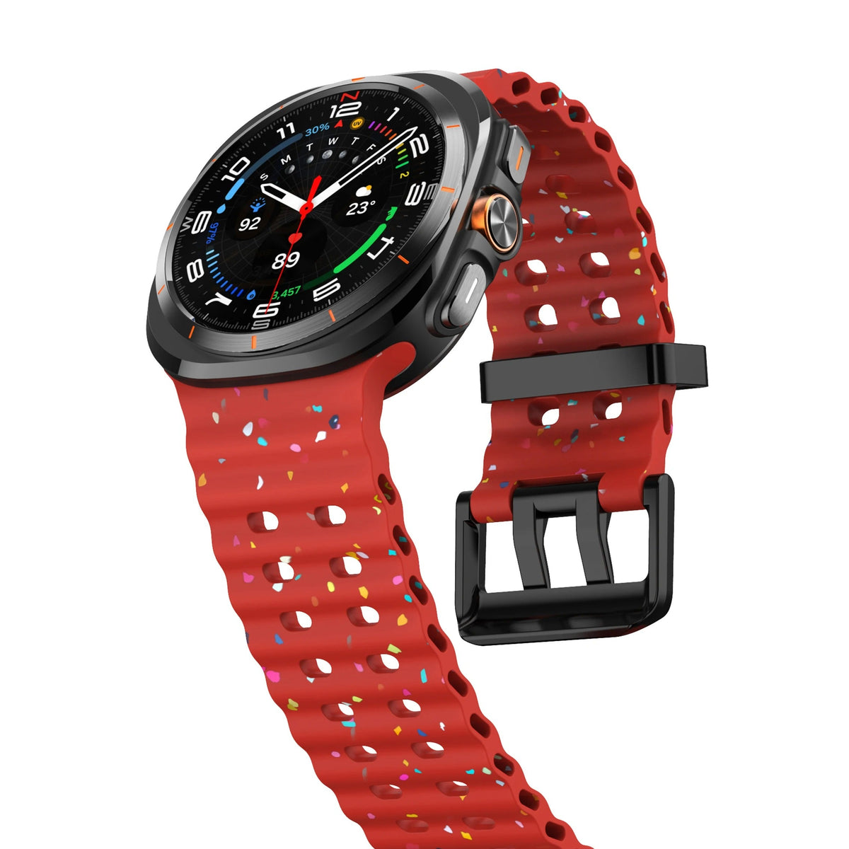 Ocean Silicone Samsung Galaxy 7 Ultra Watch Band 47MM