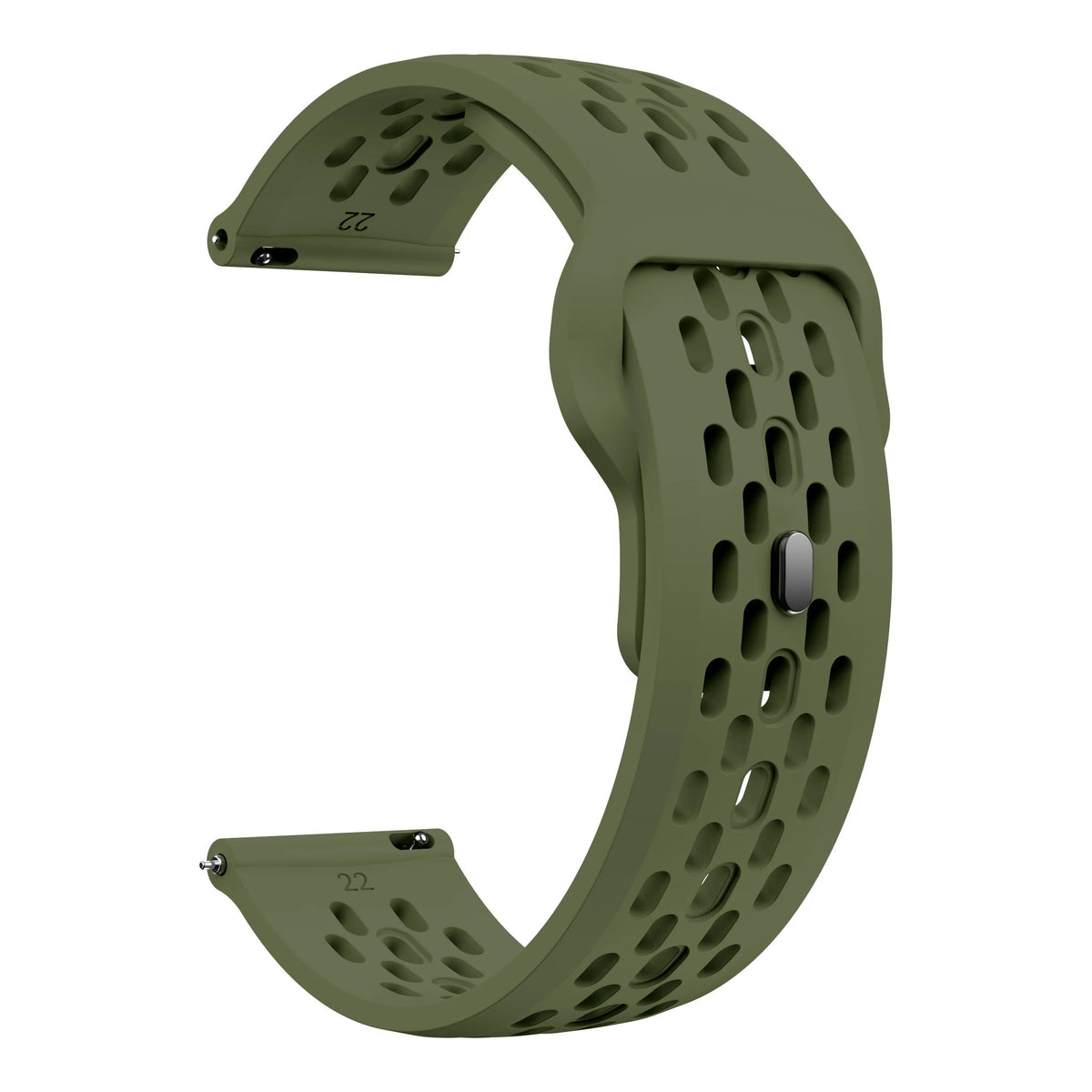 18mm, 20mm, 22mm, Strap for Samsung Galaxy Watch 7 FE 6 5 4 5Pro 6/4Classic Silicone Band for Huawei GT5 Pro 46mm GT4/3Pro Bracelet