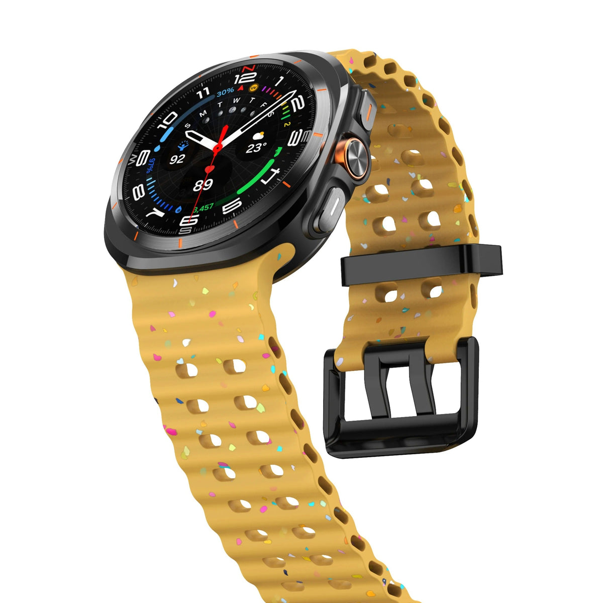 Ocean Silicone Samsung Galaxy 7 Ultra Watch Band 47MM