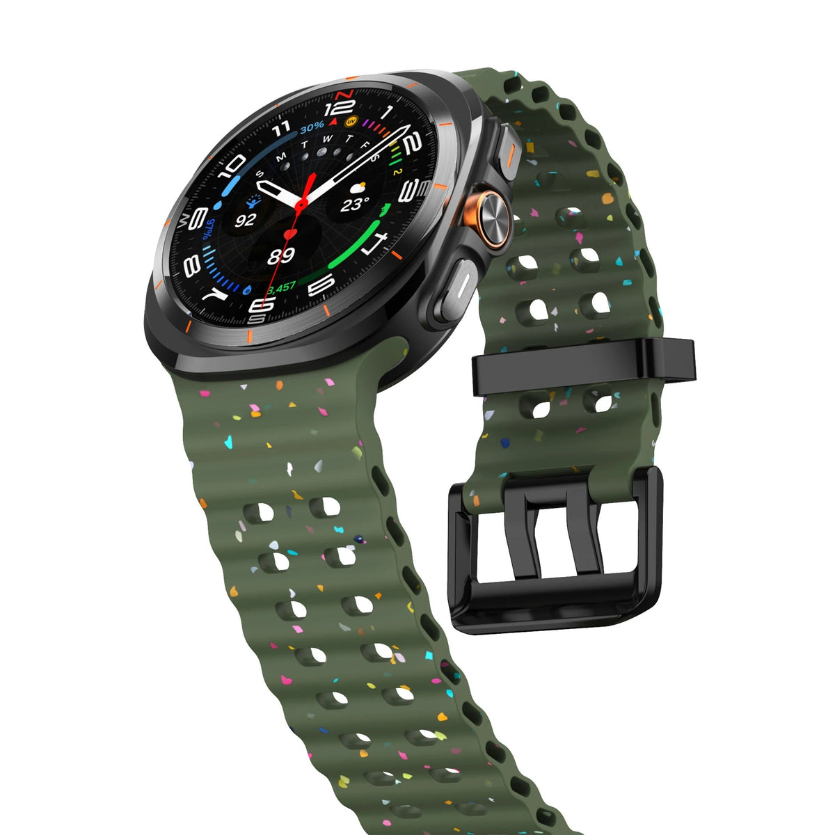Ocean Silicone Samsung Galaxy 7 Ultra Watch Band 47MM