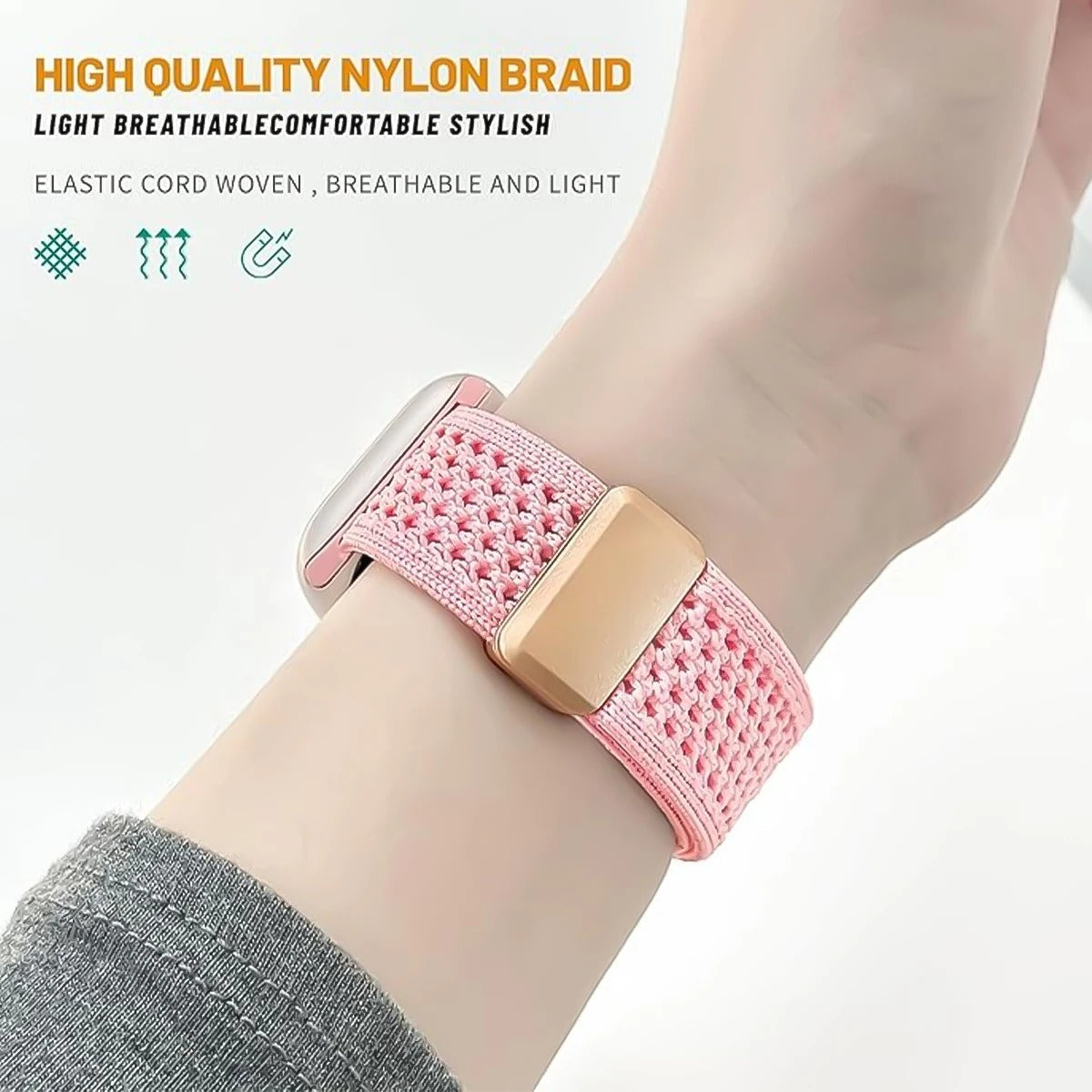 Braided Apple Watch Armband Series 11/10/9/8/7/6/5/4/ SE / Ultra 1/2/3