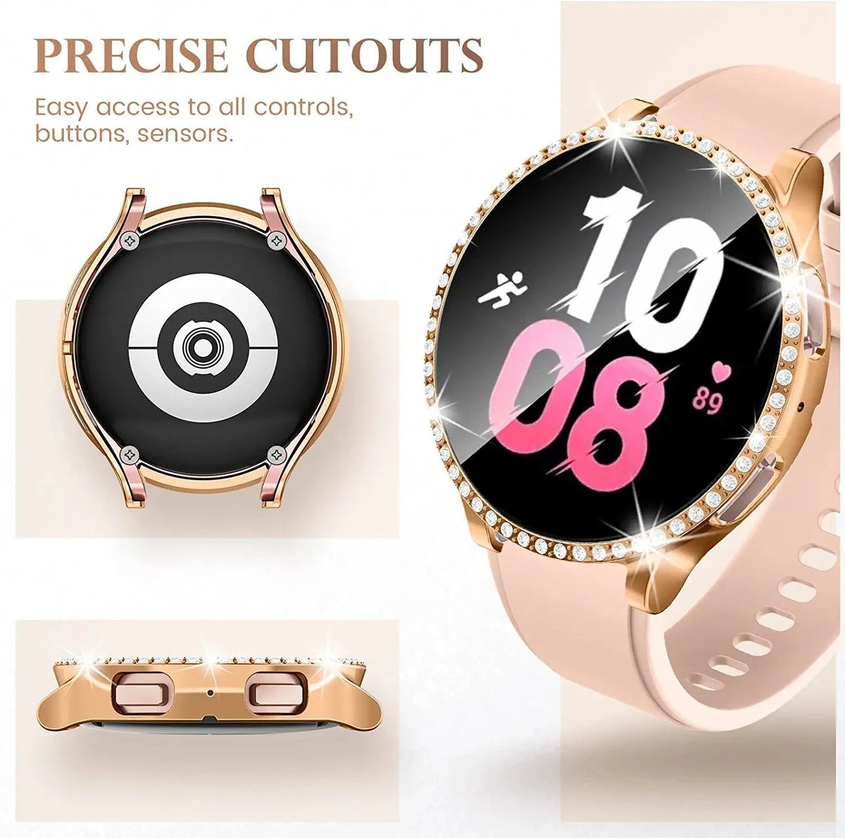 Diamond Samsung Galaxy 4, 5 Watch Case 40/44MM