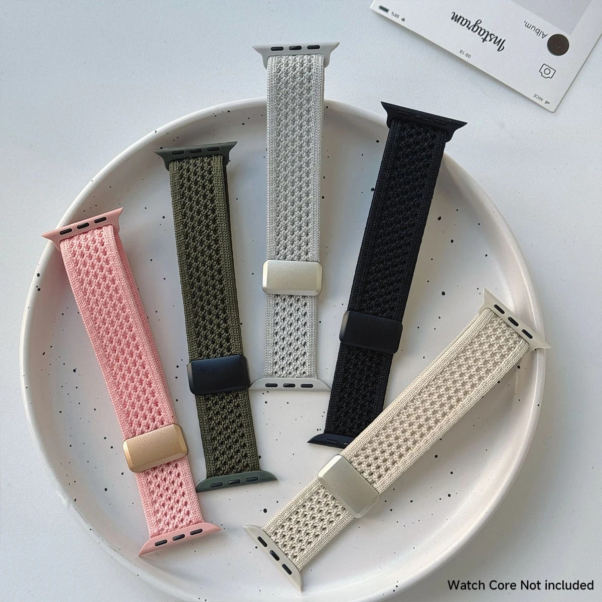 Braided Apple Watch Armband Series 11/10/9/8/7/6/5/4/ SE / Ultra 1/2/3