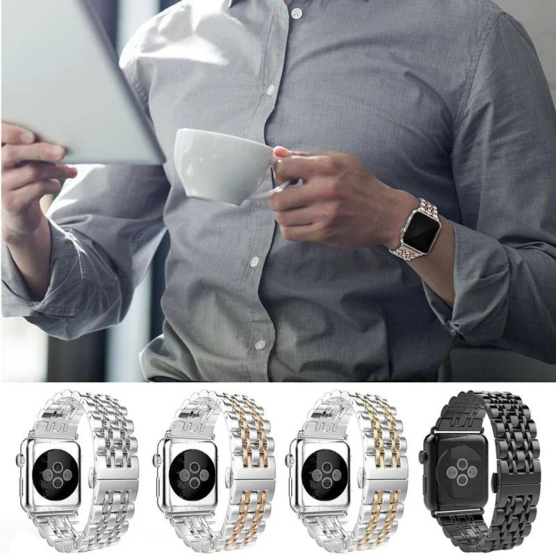 Stainless Steel Mesh Apple Watch Band Series 11/10/9/8/7/6/5/4/ SE / Ultra 1/2/3