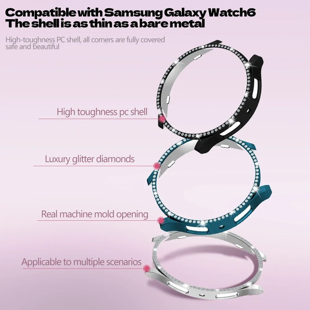 Diamond Samsung Galaxy 6 Watch Case 40MM, 44MM
