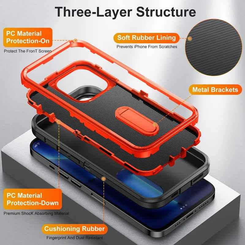 Certified Drop Protection Iphone Case 14/15/16-Pro-Max