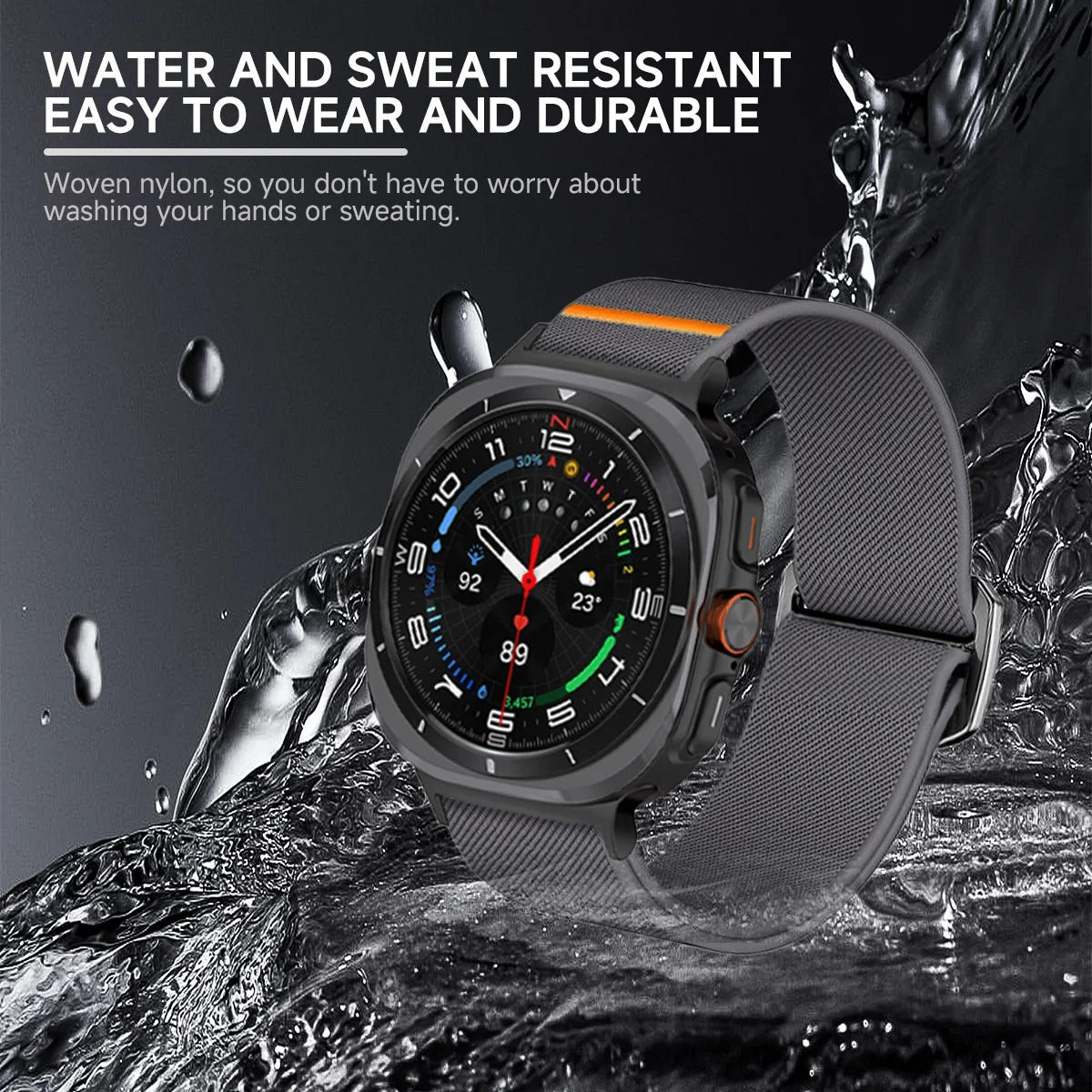 Elastic Samsung Galaxy 7 Ultra Watch Band 47MM
