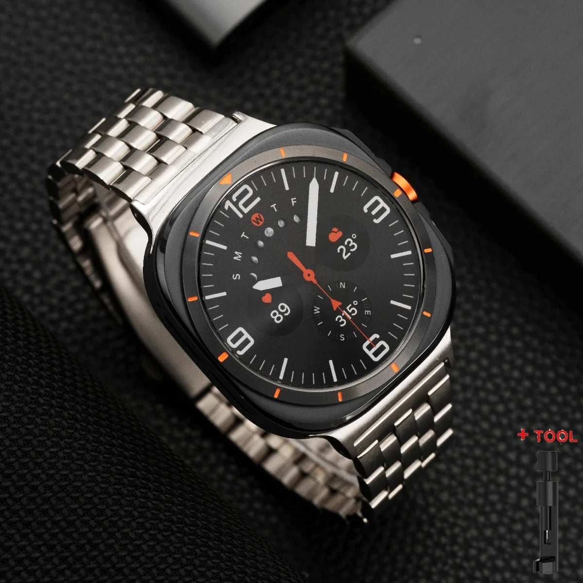 Steel Samsung Galaxy Ultra Watch Band 47MM