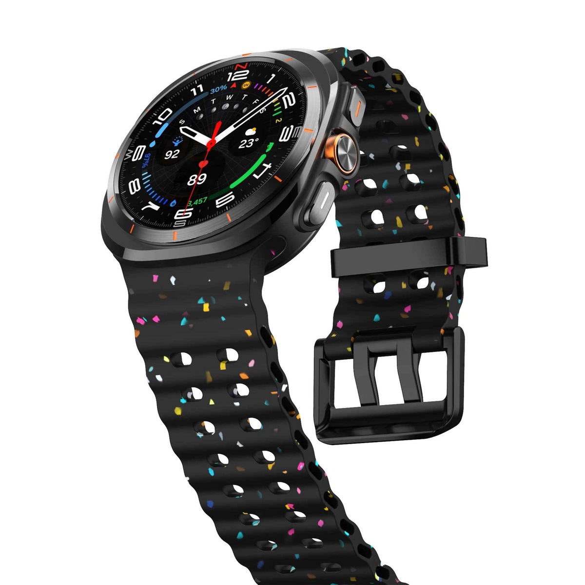 Ocean Silicone Samsung Galaxy 7 Ultra Watch Band 47MM