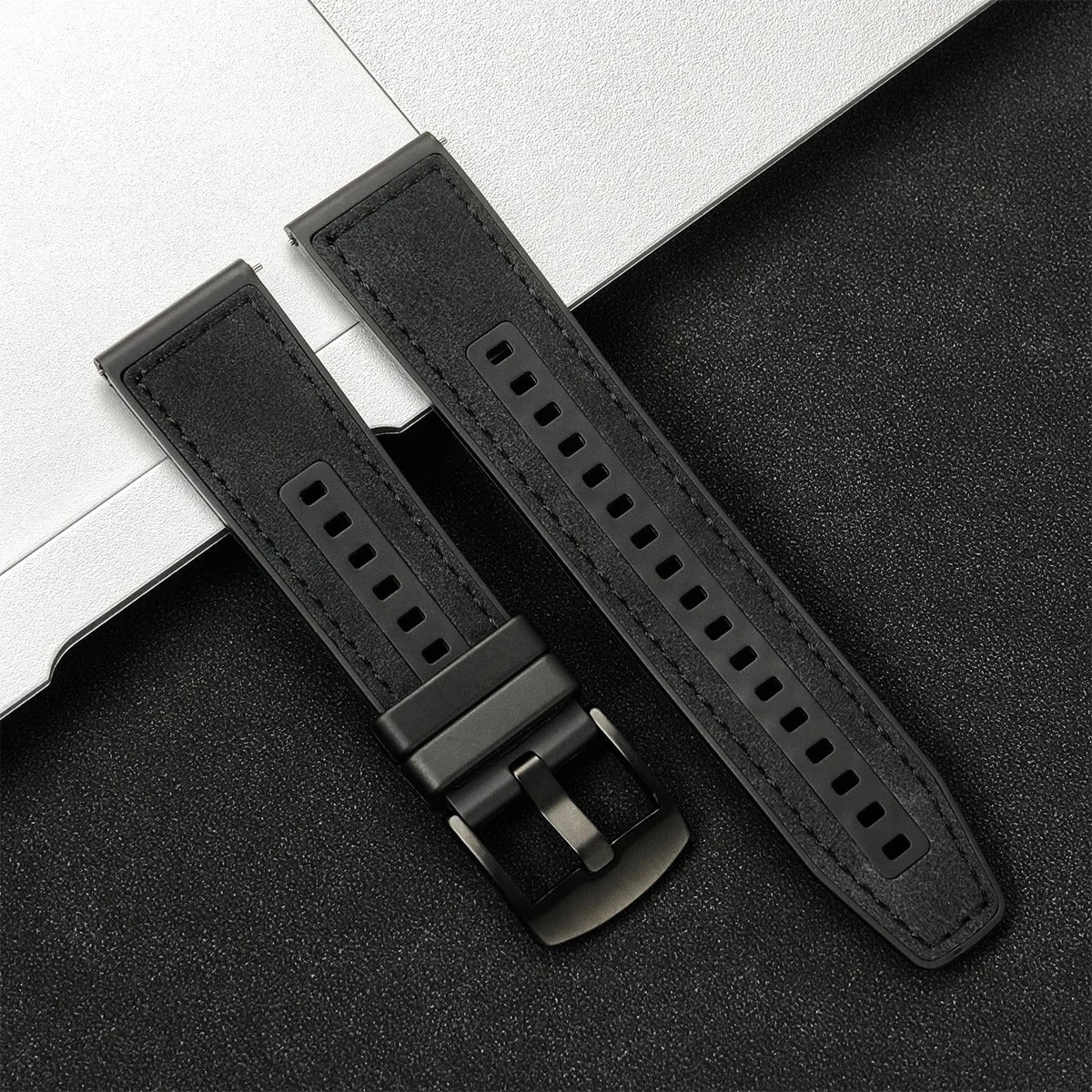 22mm, Strap for Samsung Galaxy Watch 7 FE 6 5 4 5Pro 6/4Classic Silicone Band for Huawei GT5 Pro 46mm GT4/3Pro Bracelet (Kopya) (Kopya)