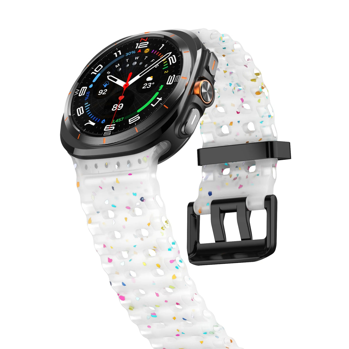 Ocean Silicone Samsung Galaxy 7 Ultra Watch Band 47MM