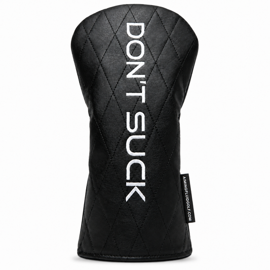 Don’t Suck™ Driver Headcover — Premium Black Diamond Quilted Fit (460cc)
