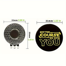 Load image into Gallery viewer, "May The Course Be With You" Golf Ball Marker
