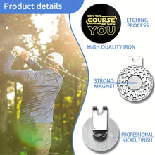 Load image into Gallery viewer, "May The Course Be With You" Golf Ball Marker
