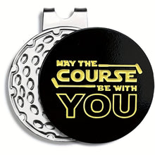 Load image into Gallery viewer, "May The Course Be With You" Golf Ball Marker

