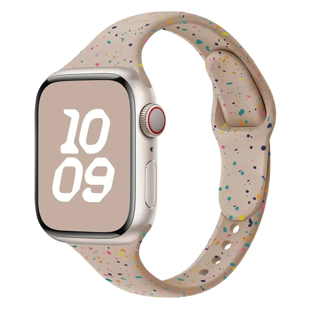 Slim Silicon Apple Watch Band-Strap