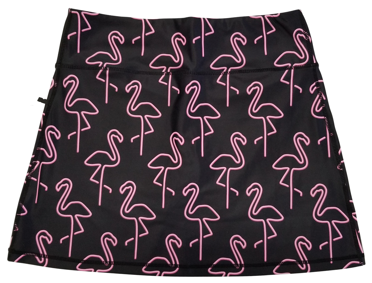 Neon Flamingos Ladies Active SKORT by ReadyGOLF