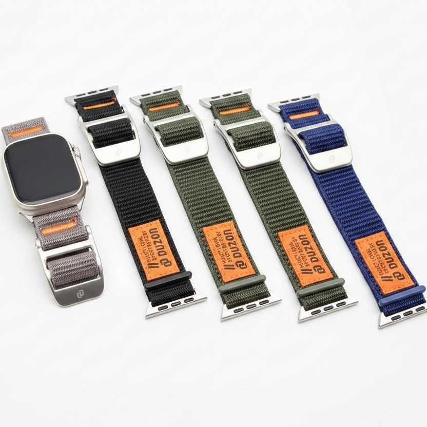 Nylon Sport Watch Band for Apple Watch Ultra 1/2/3 49mm / Series 11 10 9 8 7 6 SE 5 4 – 42/44/45mm
