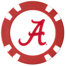 Load image into Gallery viewer, Officially Licensed Alabama Crimson Tide Poker Chip Ball Marker
