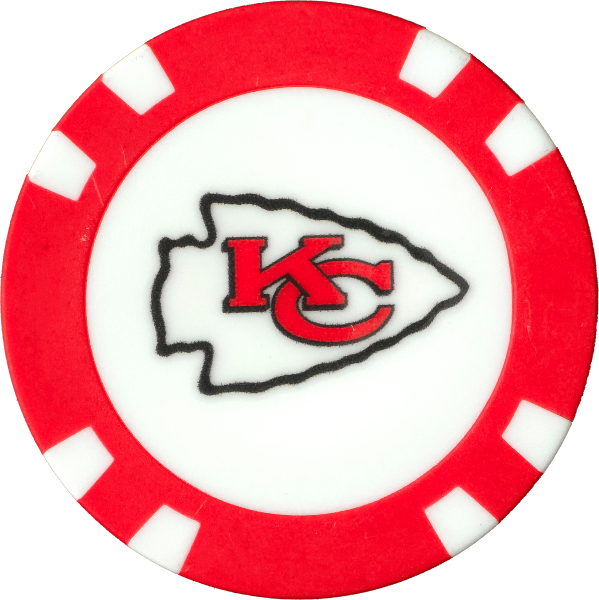 Officially Licensed Kansas City Chiefs Poker Chip Ball Marker