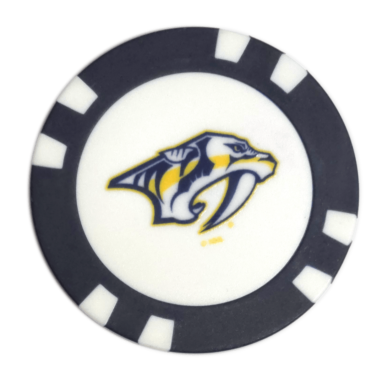 Officially Licensed Nashville Predators Poker Chip Golf Ball Marker