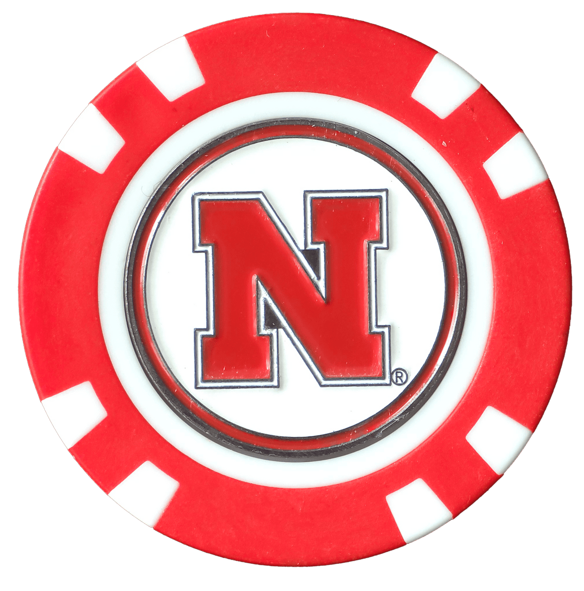 Officially Licensed Nebraska Cornhuskers Poker Chip Ball Marker